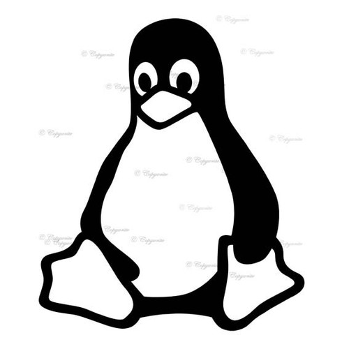 Adesivo penguin linux logo - adesivo, tux