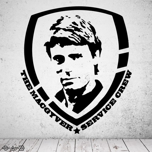 Adesivo murale macgyver - macgyver,