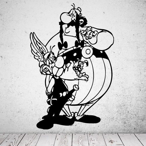 Adesivo murale asterix - adesivo,