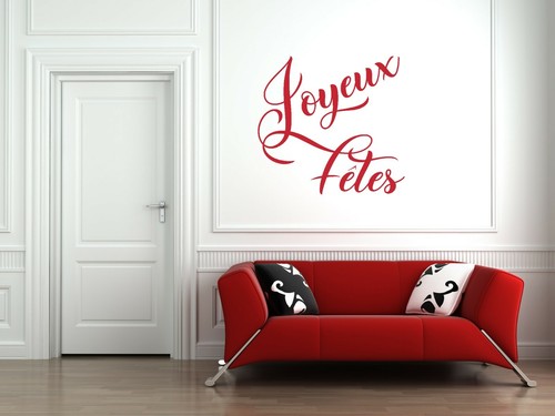 Adesivo murale joyeux - adesivo, fetes