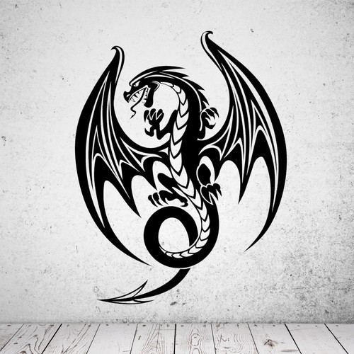 Adesivo murale drago