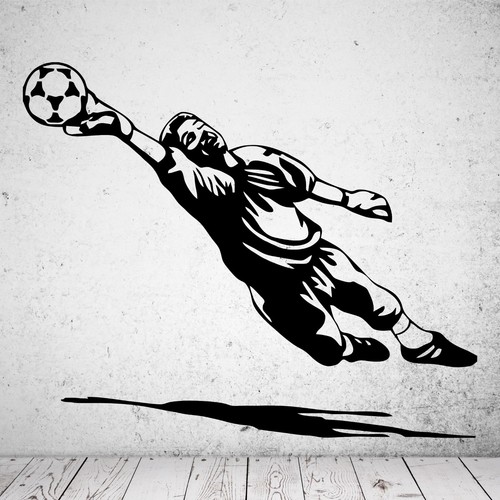 Adesivo murale calcio - , portiere