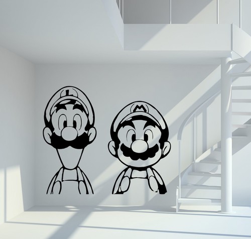 Adesivo murale mario luigi - murale,