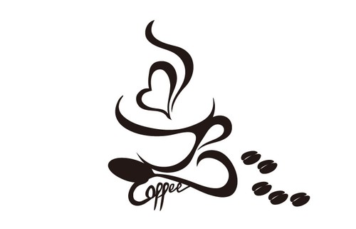 Adesivo parete caffè - da,