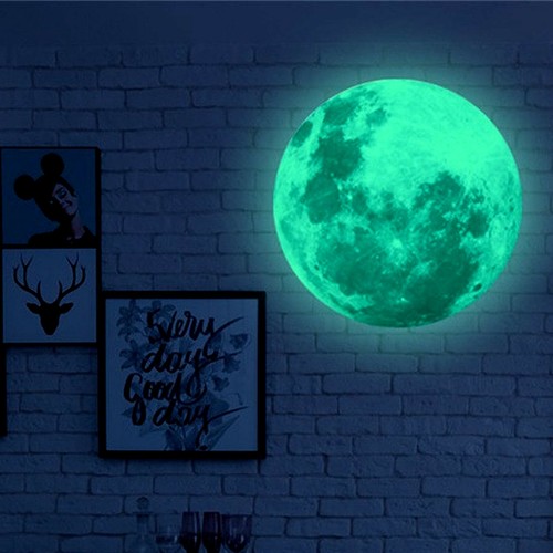 Adesivo murale luna piena - piena,