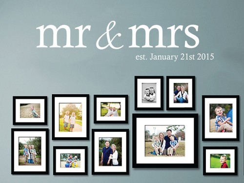 Adesivo wall art mrs - adesivo, &